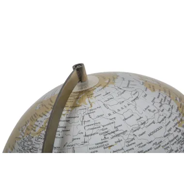 GLOBUS POMARAŃCZOWY Z PODŚWIETLENIEM 25X38 cm